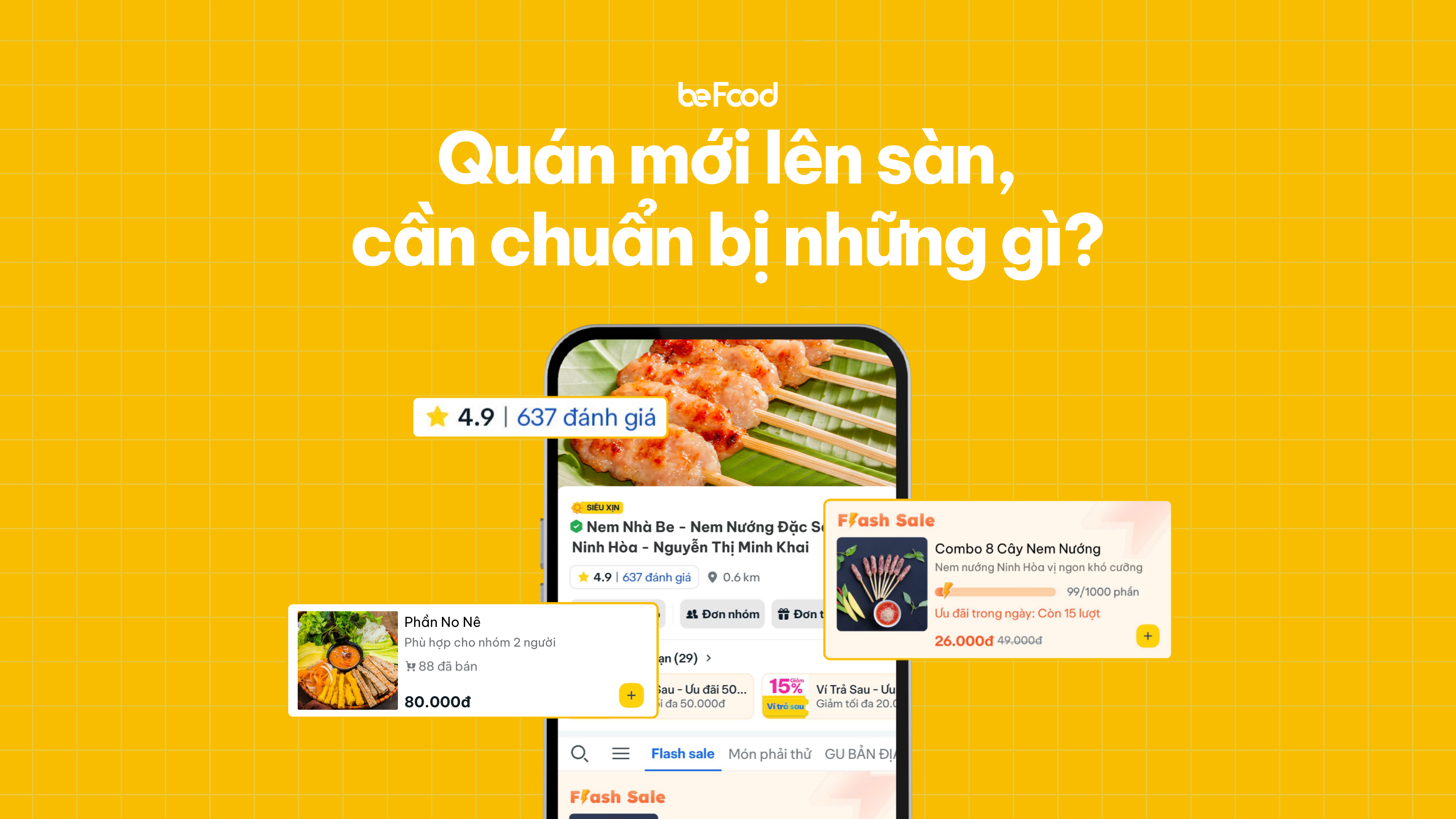 Quán mới lên sàn, cần chuẩn bị những gì?