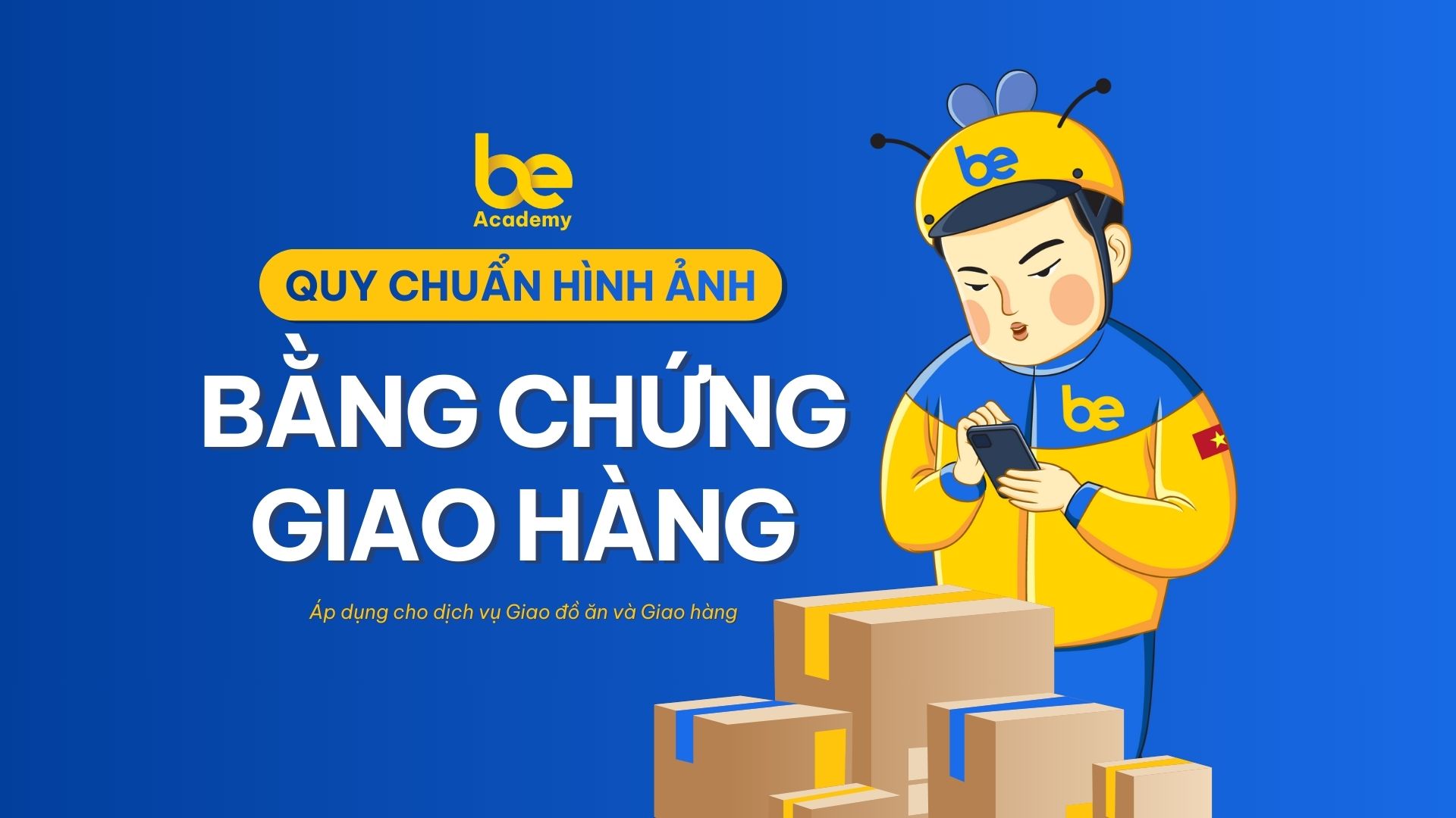 Quy chuẩn hình ảnh bằng chứng giao hàng