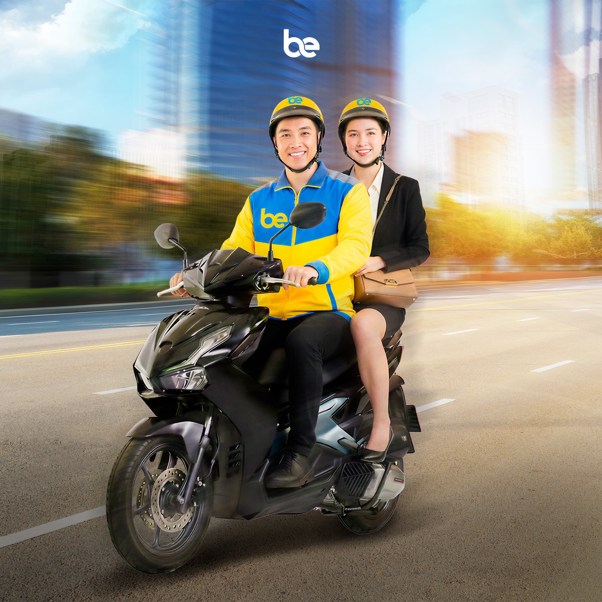 Đặt xe ôm công nghệ trên be