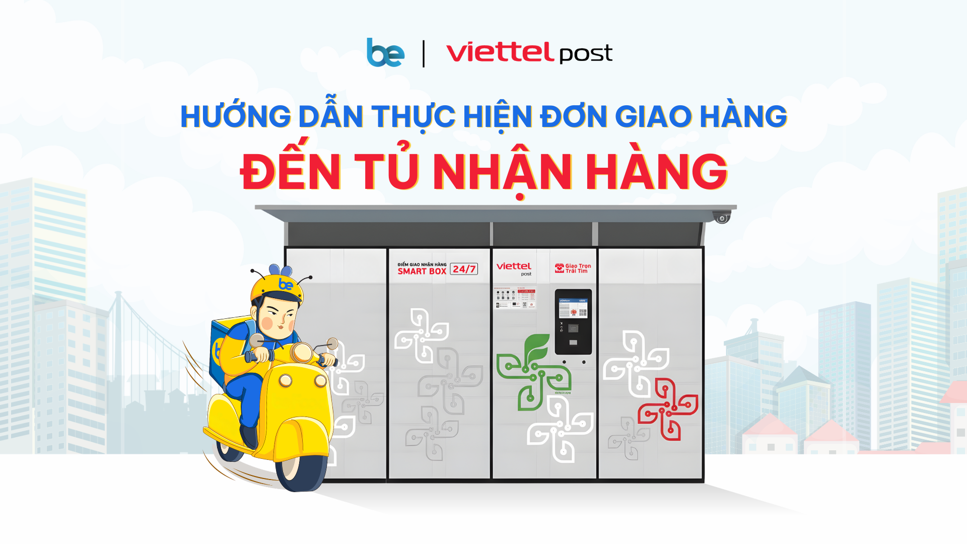 Hướng dẫn thực hiện đơn giao hàng đến tủ nhận hàng