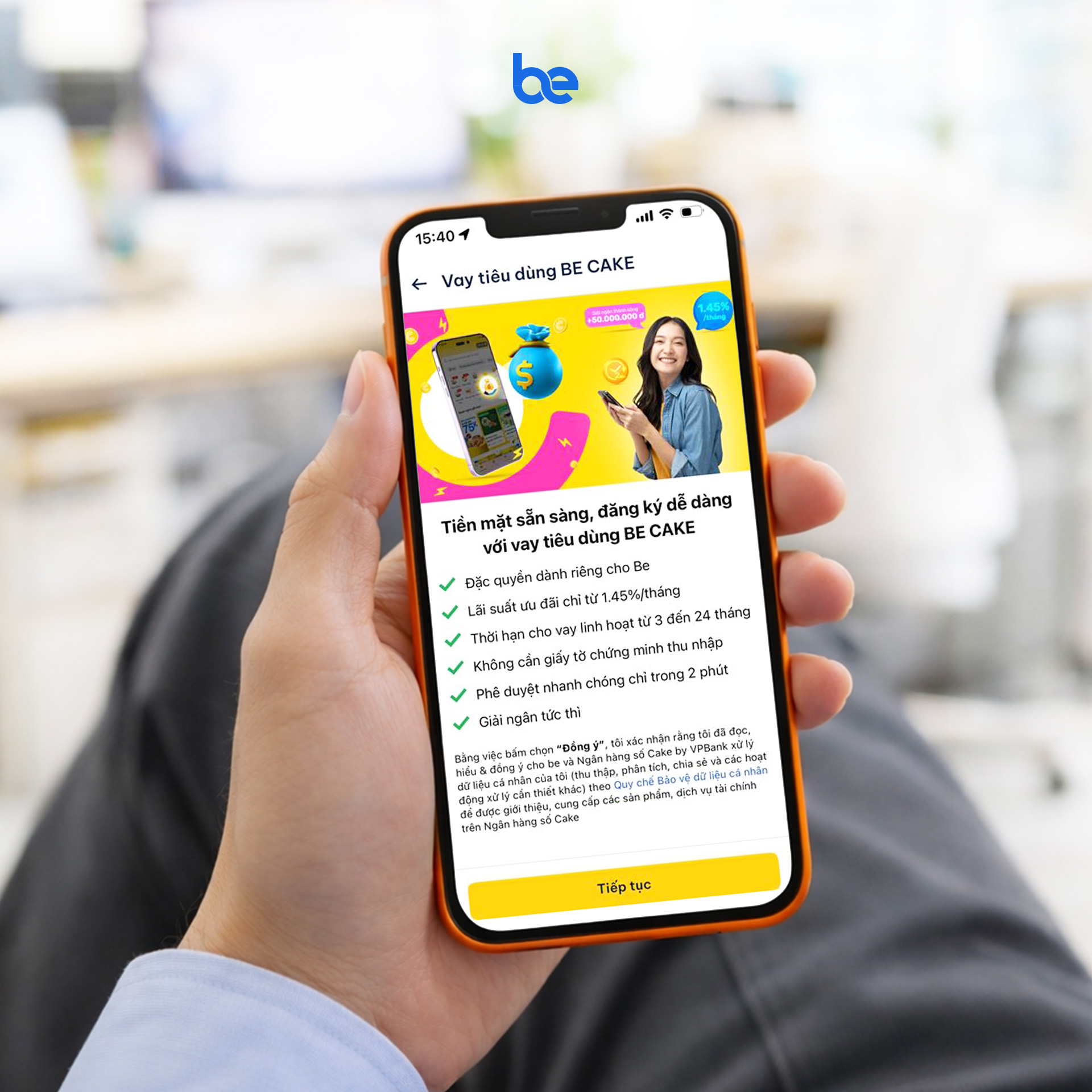 Vay tiêu dùng BE CAKE
