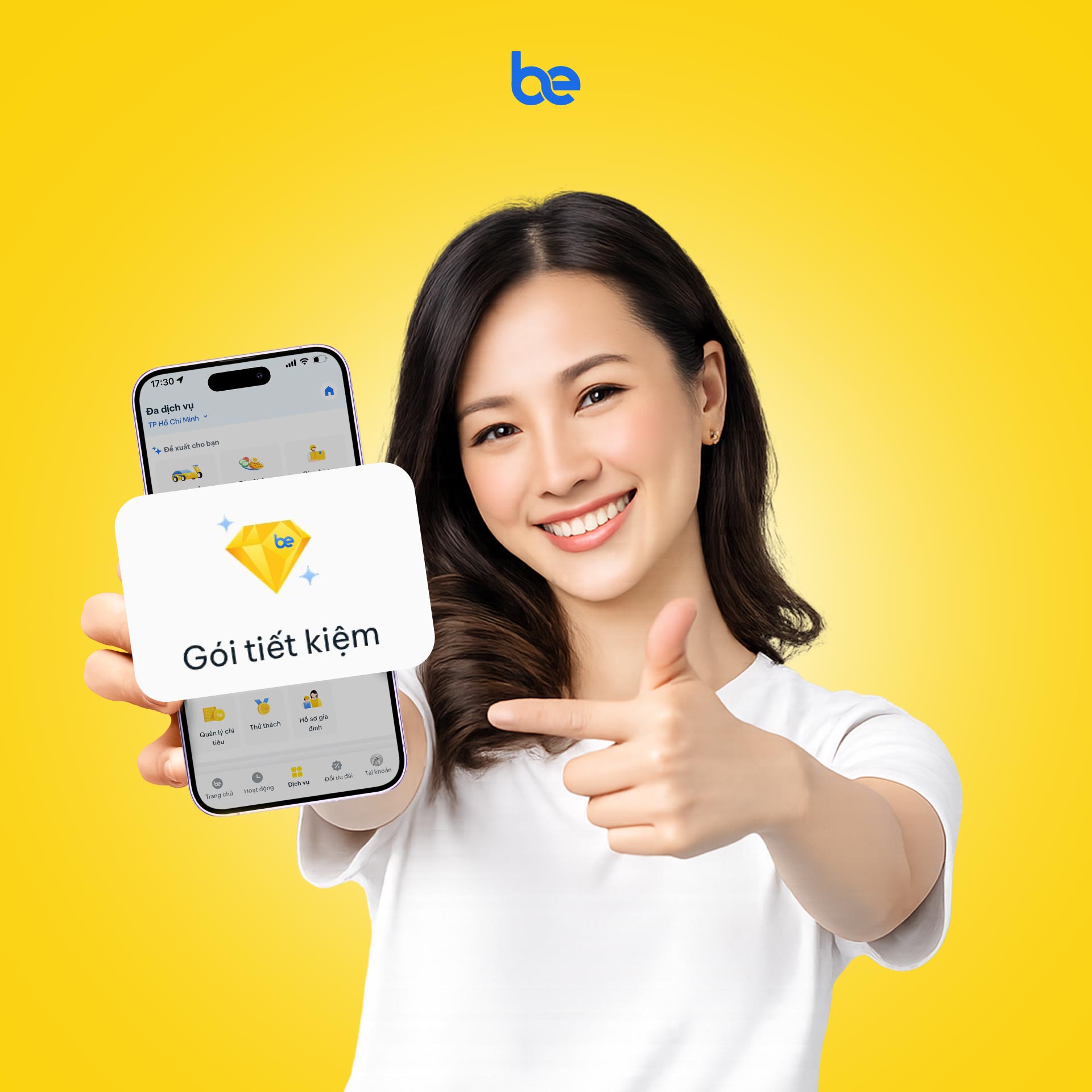 Gói voucher tiết kiệm trên be