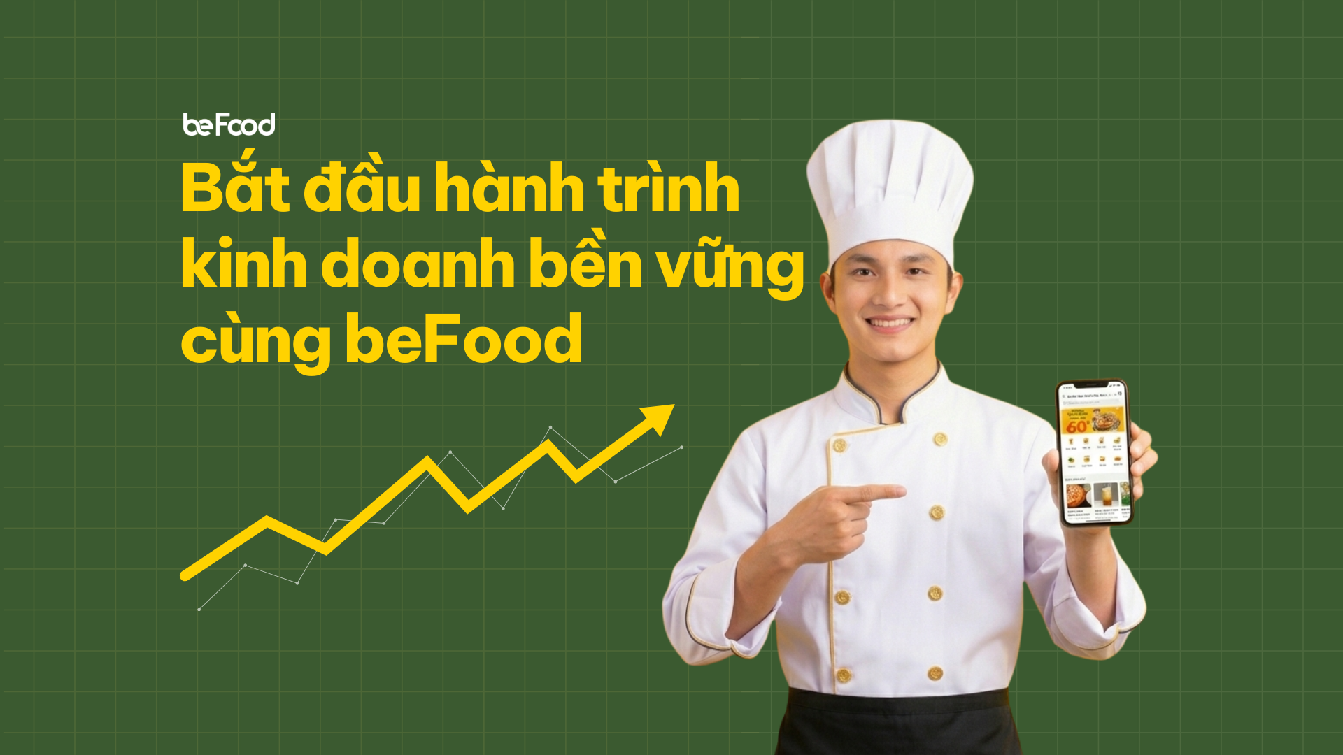 Bắt đầu hành trình kinh doanh bền vững cùng beFood